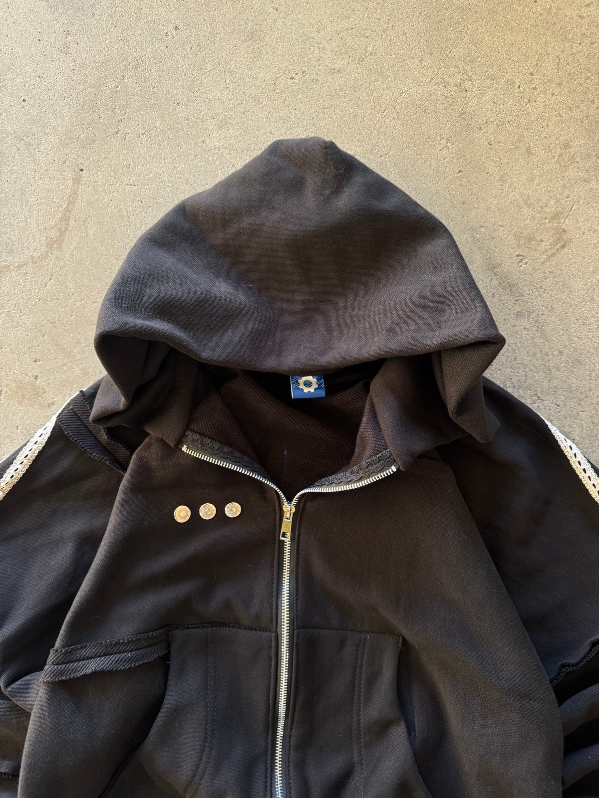✱ ARCHIF CASE DOUBLE ZIPPER CUSTOM ADIDAS 1&1 BLACK OG ✱