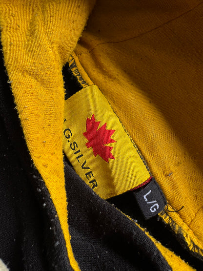 ✱ BOMBER HOODIE A.G.SILVER CANADÁ BLACK 2000’S OG ✱