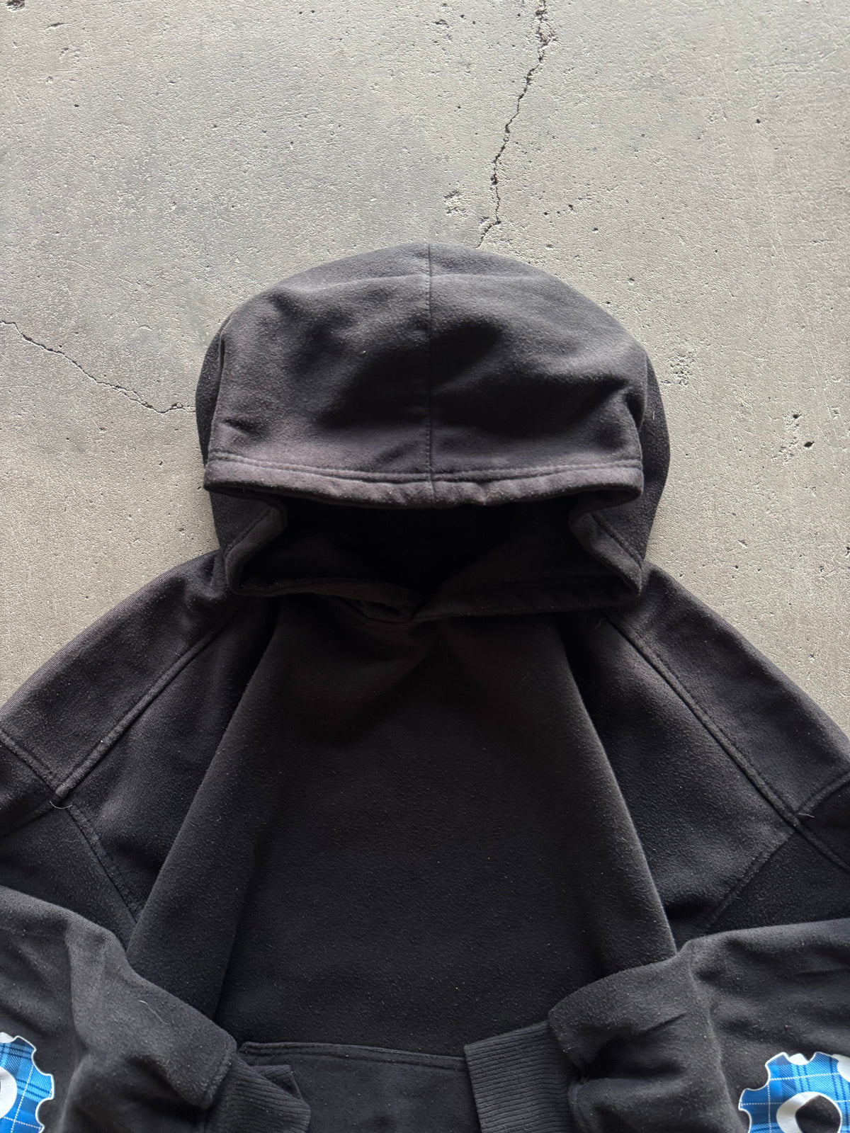 ✱ ARCHIF BOX LOGO HOODIE BOXI FIT COLOR BLACK CUSTOM OG ✱
