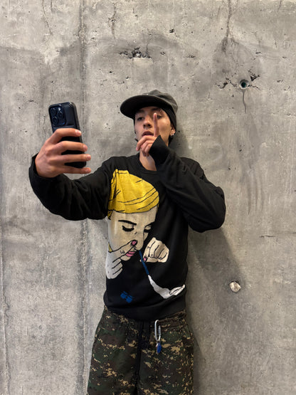 ✱ RIPNDIP COCONERM KNIT SWEATER BLACK RND9512 OG ✱