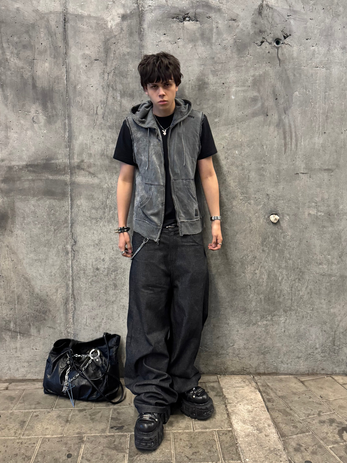 ✱ HARD ROCK CAFÉ SKULL GREY VINTAGE CUSTOM OG ✱