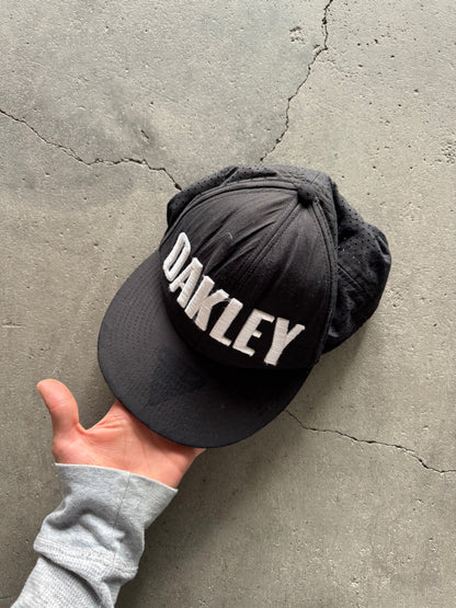 ✱ HAT VINTAGE OAKLEY SNAF BOX LOGO 90’S BLACK OG ✱