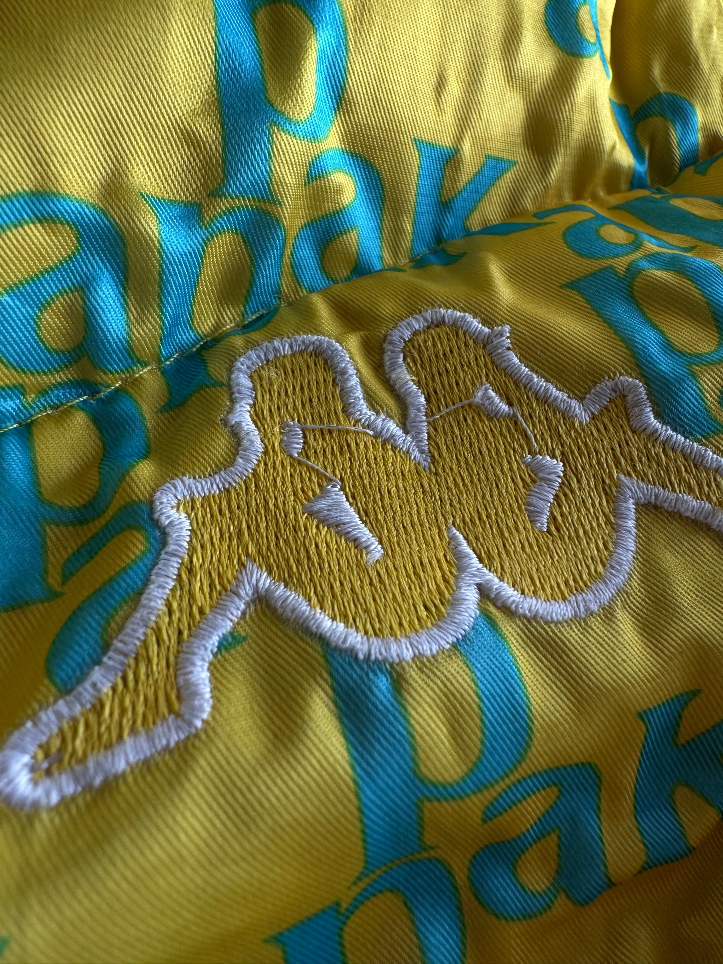 ✱ KAPPA VINTAGE YELLOW PUFFER JACKET BOX LOGO 2000’S OG ✱