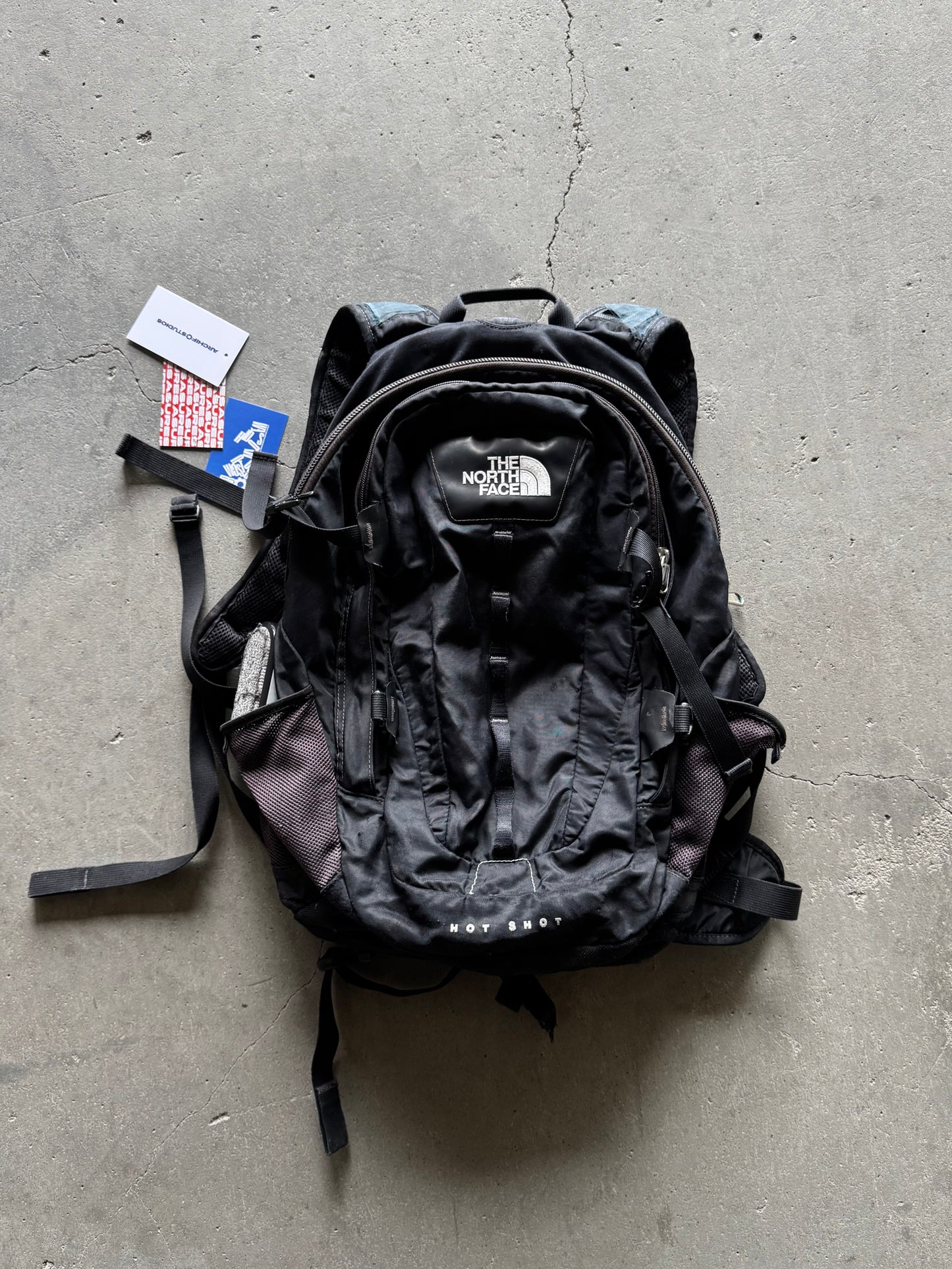 ✱ THE NORTH FACE BACKPACK HOT SHOT BLACK VINTAGE OG ✱