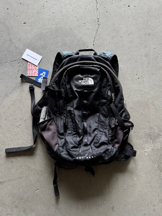 ✱ THE NORTH FACE BACKPACK HOT SHOT BLACK VINTAGE OG ✱