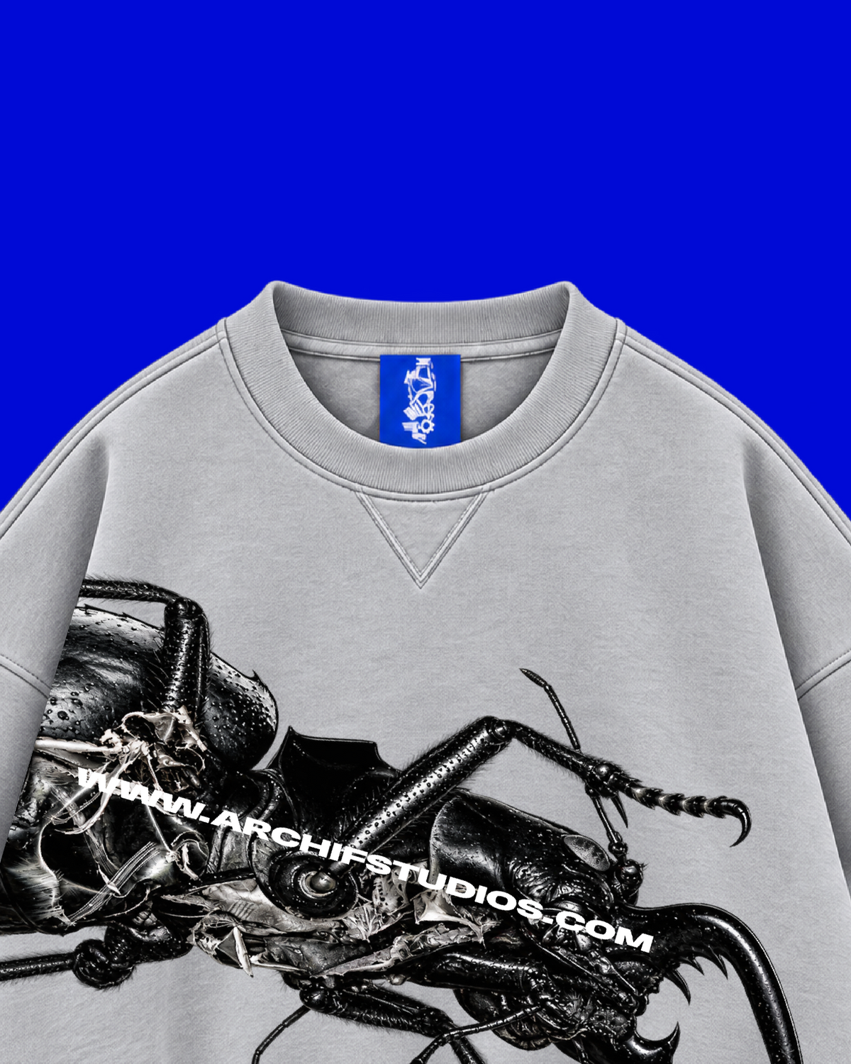 ✱ CREWNECK DOUBLE WIDTH 
GRIS MEZZANINE OG ✱