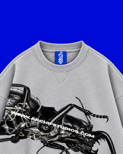✱ CREWNECK DOUBLE WIDTH 
GRIS MEZZANINE OG ✱