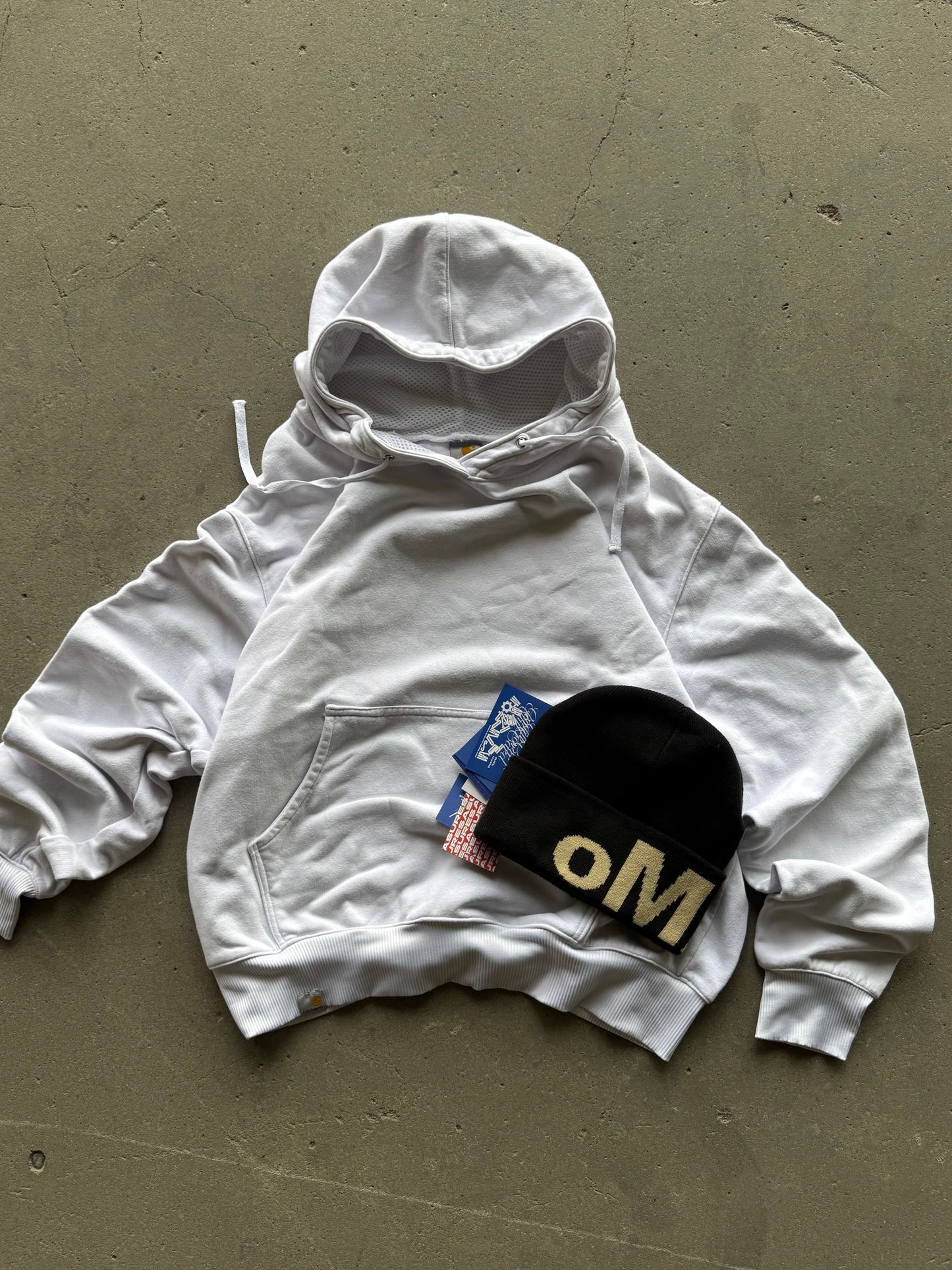 ✱ HOODIE WHITE OUT CARHARTT 2000’S OG ✱