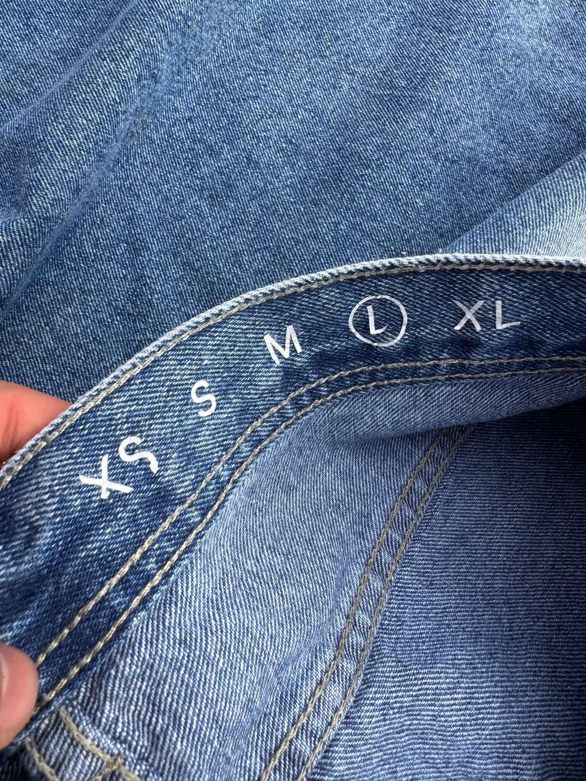 ✱ VINTAGE BARREL Y2K EN MEZCLILLA AZUL OG ✱