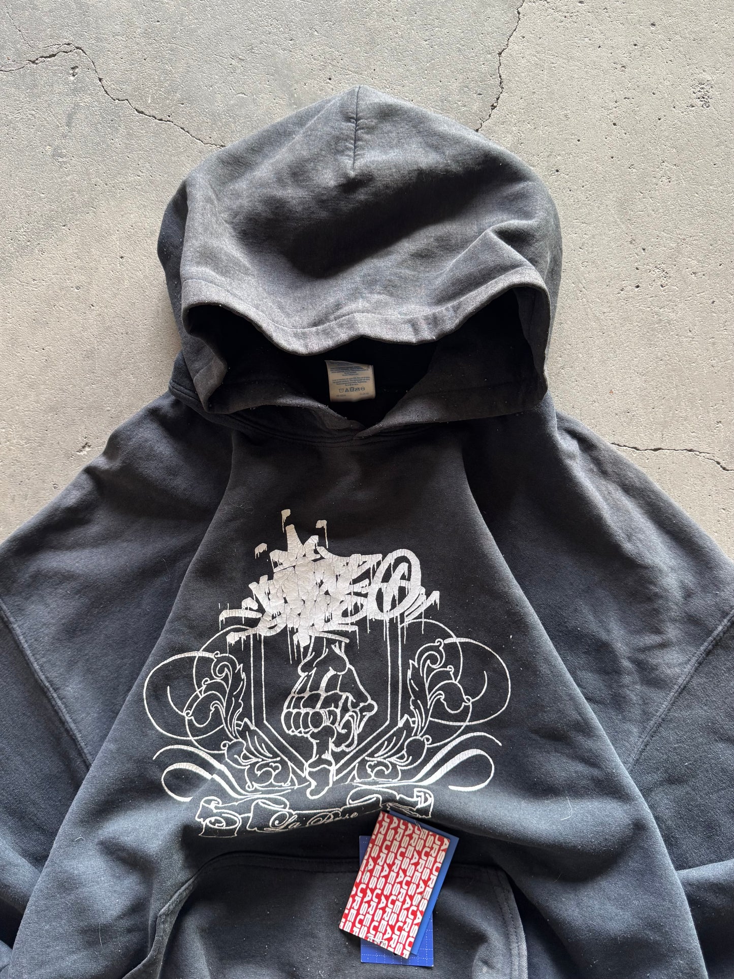 ✱ VINTAGE HOODIE GILDAN BOX LOGO 90’S OG ✱