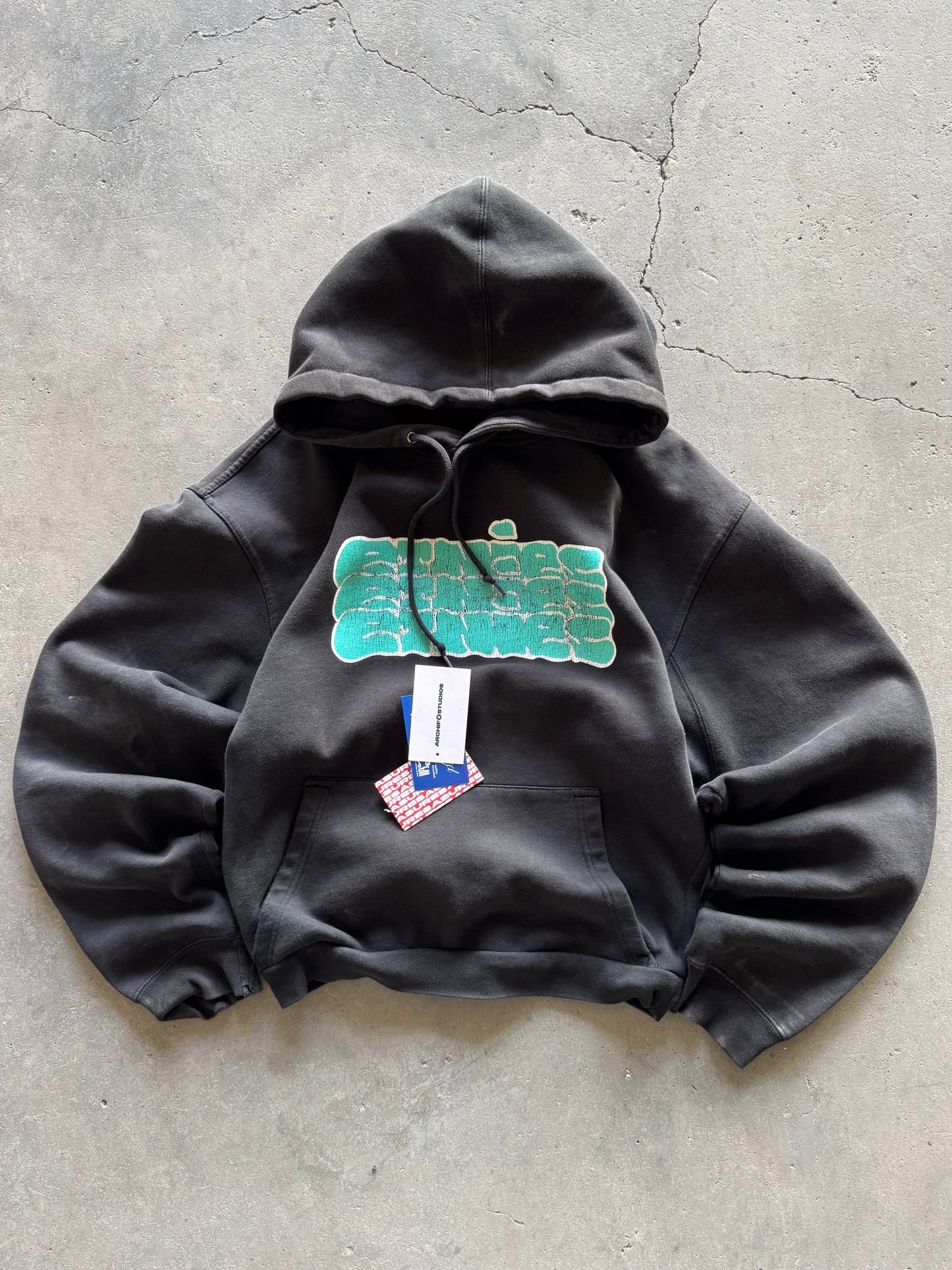 ✱ ETNIES HOODIE BOX LOGO SKATE FIT 2000’S OG ✱