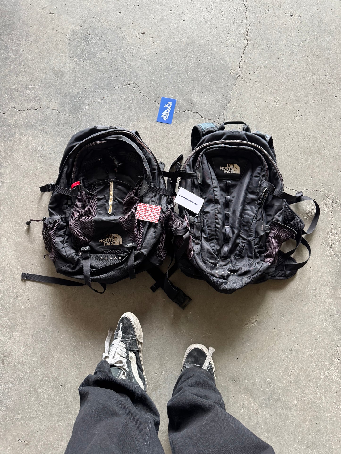 ✱ THE NORTH FACE BACKPACK HOT SHOT BLACK VINTAGE OG ✱