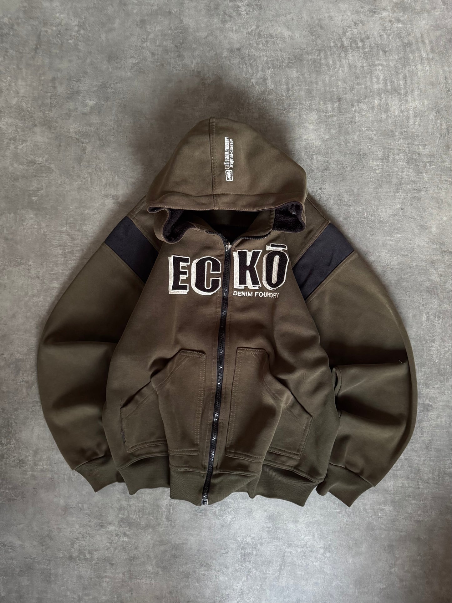 ✱ ECKO UNLTD DENIM FOUNDRY ZIPPER RARE EDITION 2000’S OG ✱