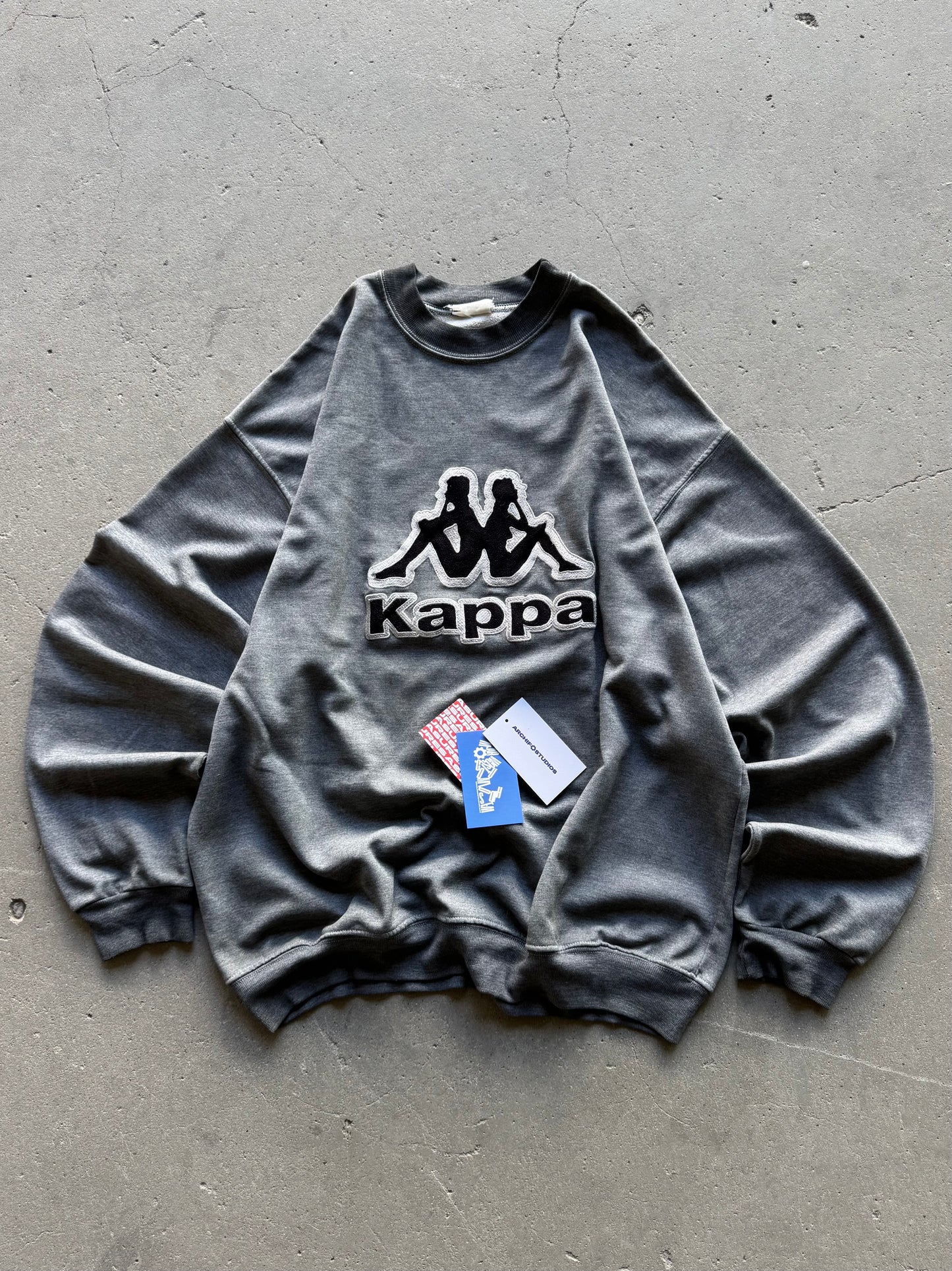 ✱ VINTAGE KAPPA BOX LOGO 90’S SWEATSHIRT GROSSE OG ✱