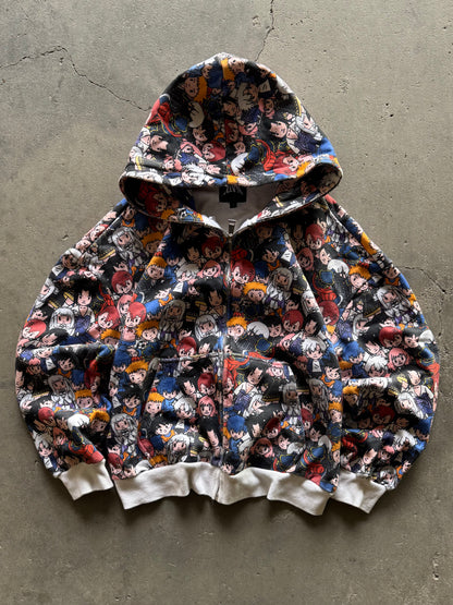 ✱ HOODIE FULL-ZIP ALL OVER PRINT ANIMOJI OG ✱