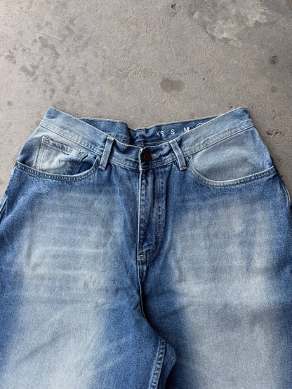 ✱ VINTAGE BARREL Y2K EN MEZCLILLA AZUL OG ✱