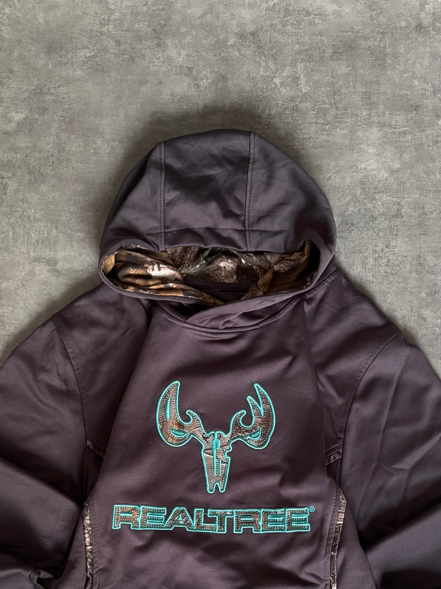 ✱ HOODIE REALTREE RARE VINTAGE BOX LOGO 2000’S OG ✱