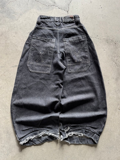 ✱ PANTALON DENIM IDRSSLIKEAGOD BALLON FIT WASHED BLACK OG ✱