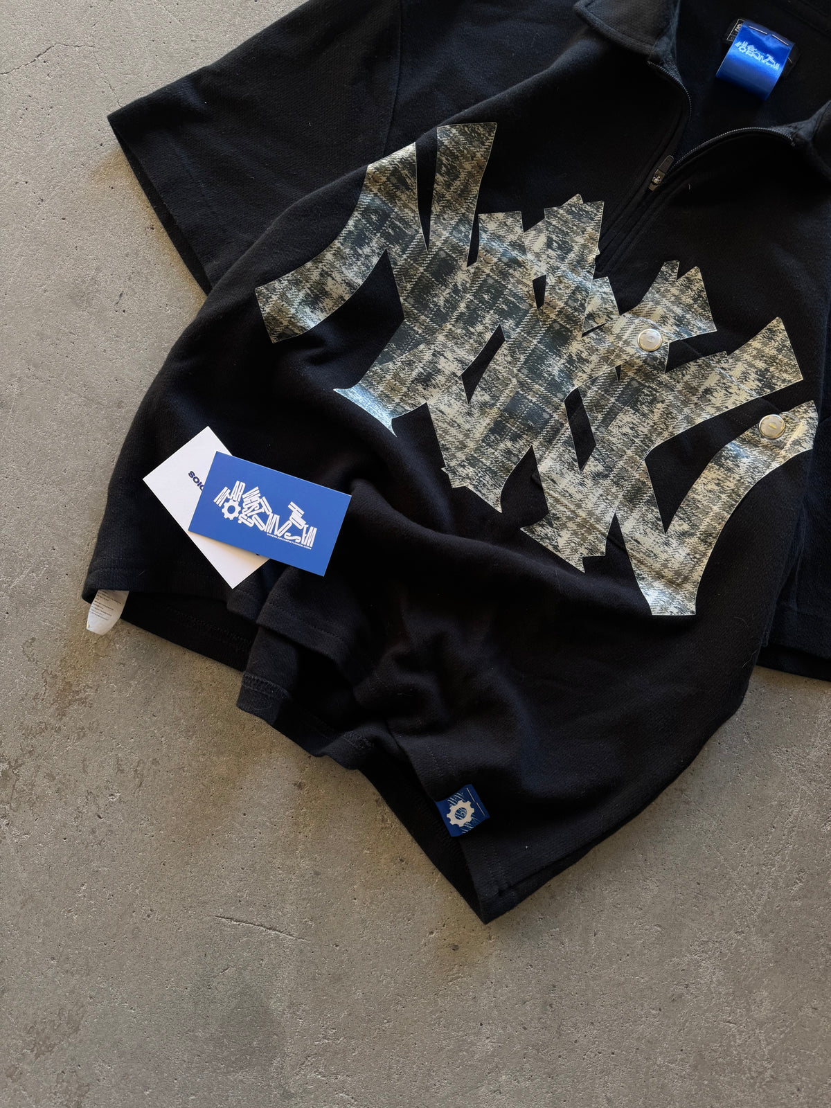 ✱ POLO T-SHIRT GEFFXARCHIF THREE BOX LOGO YANKES CUSTOM CAMO OG ✱